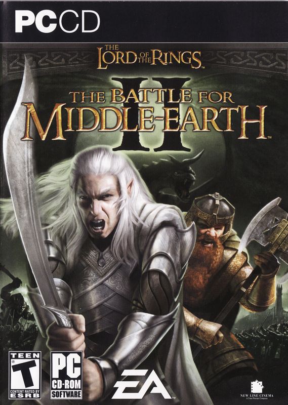 Published PC cover for The Lord of the Rings: The Battle for Middle-earth II