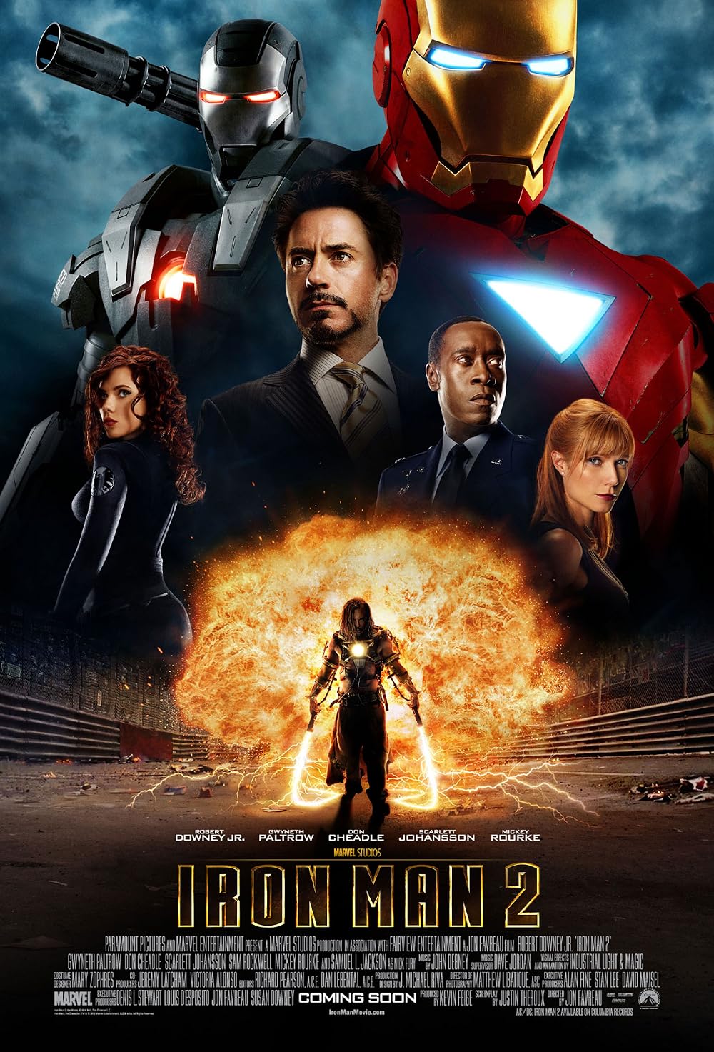 Official theatrical poster for Iron Man 2